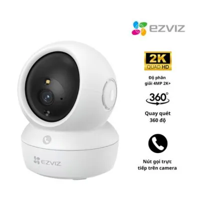 Camera WiFi EZVIZ H6C Pro 2K+ 4MP (Quay quét, gọi qua app)