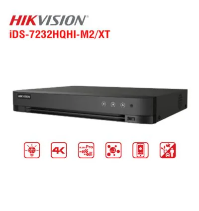 Đầu ghi 32 kênh Turbo ACUSENSE Hikvision iDS-7232HQHI-M2/XT