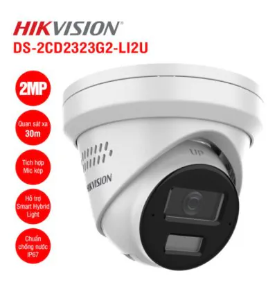 Camera IP Turret 2MP Hikvision DS-2CD2323G2-LI2U
