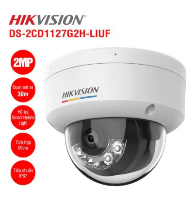 Camera IP 2MP HIKVISION DS-2CD1127G2H-LIUF