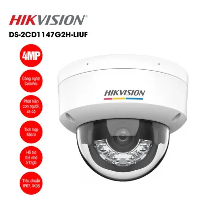 Camera IP 4MP bán cầu HIKVISION DS-2CD1147G2H-LIUF