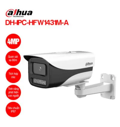 Camera IP 4MP DAHUA DH-IPC-HFW1431M-A