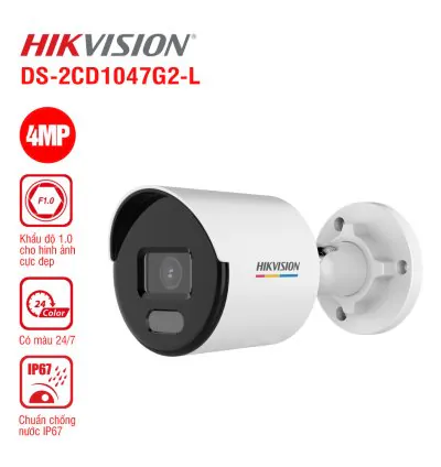 Camera IP 4MP HIKVISION DS-2CD1047G2-L