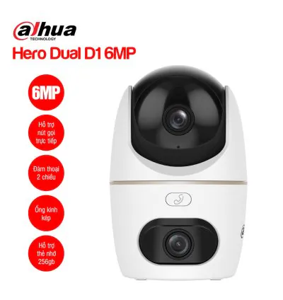 Camera Wifi DAHUA Hero Dual D1 6MP (DH-H3D-3F)