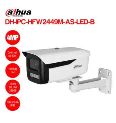 Camera IP 4MP DAHUA DH-IPC-HFW2449M-AS-LED-B