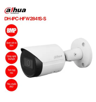 Camera IP 8MP DAHUA DH-IPC-HFW2841S-S