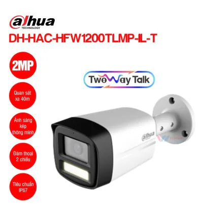 Camera HDCVI 2MP Dahua DH-HAC-HFW1200TLMP-IL-T