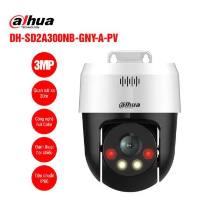 Camera IP quay quét 3MP DAHUA DH-SD2A300NB-GNY-A-PV
