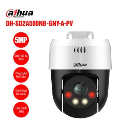 Camera IP quay quét 5MP DAHUA DH-SD2A500NB-GNY-A-PV