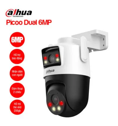 Camera Wifi DAHUA Picoo Dual D1 6MP (DH-P3D-3F-PV)