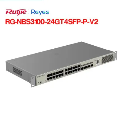 Layer 2 Smart Managed PoE Switch 24 Cổng RUIJIE RG-NBS3100-24GT4SFP-P-V2