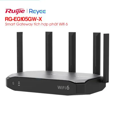 Smart Gateway tích hợp phát Wifi 6 RUIJIE REYEE RG-EG105GW-X