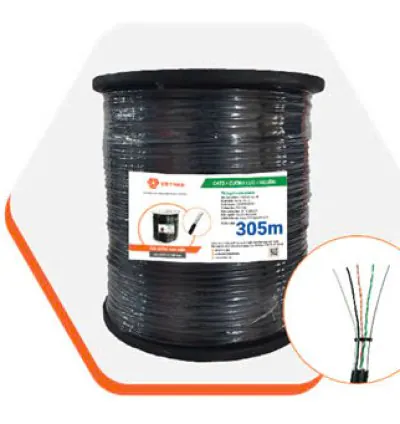 CAT3 25AWG + CƯỜNG LỰC + NGUỒN