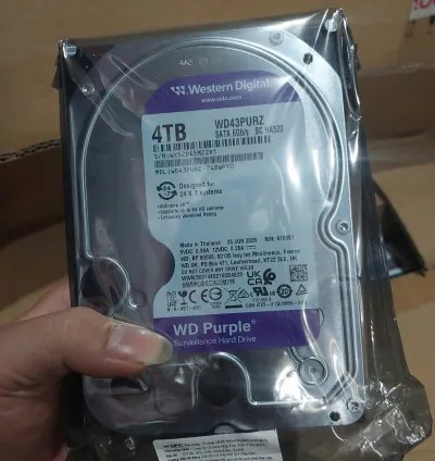 ổ cứng lắp trong Western Digital 4TB 3.5 '' sata3, màu tím (Purple) (WD43PURZ)